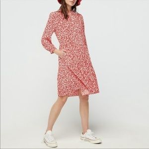 J Crew shirt dress in tossed bouquet NWT